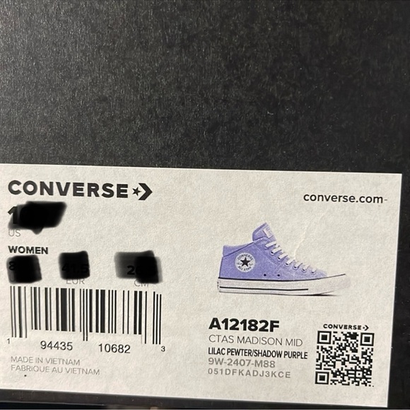 Converse WMNS A12182F
CTAS MADISON MID LILAC PEWTER/SHADOW PURPLE Sneakers - Picture 15 of 16